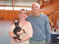 Kirsti with Marilyn and Peter Green